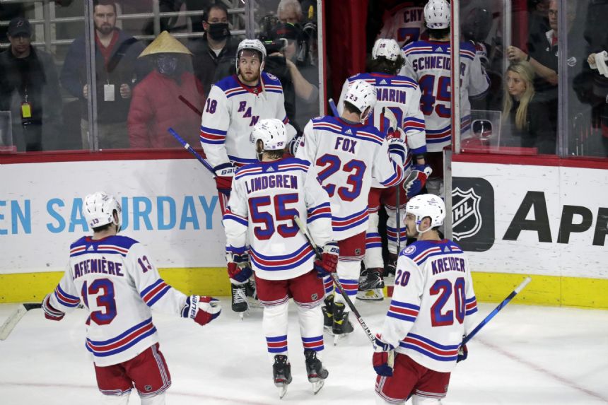 Rangers focused on forcing Hurricanes to deciding game