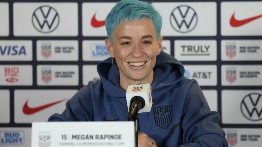 Rapinoe's farewell begins with the U.S. team's opening Women's World Cup match against Vietnam