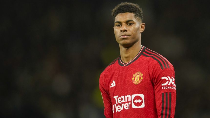 Rashford's red card in Champions League adds to turbulent period for Man United forward