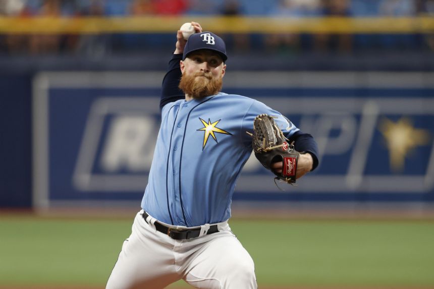Rasmussen wins 3rd start in row, Rays beat Angels for sweep