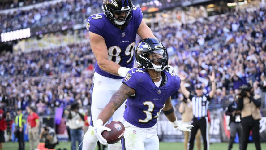Ravens rout Seahawks 37-3 behind defense and Keaton Mitchell's big day