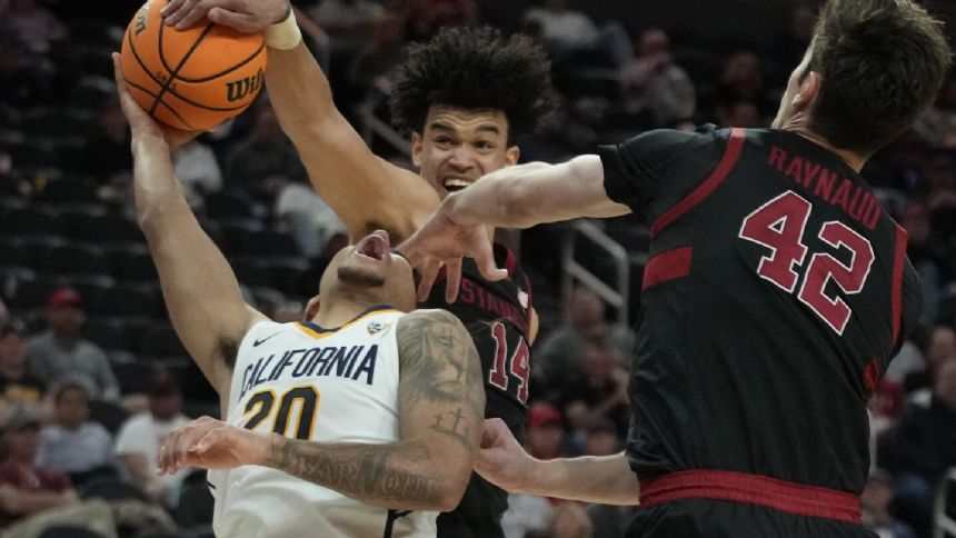 Raynaud has double-double, Stanford rallies from 18 down to beat Cal 87-76 in OT
