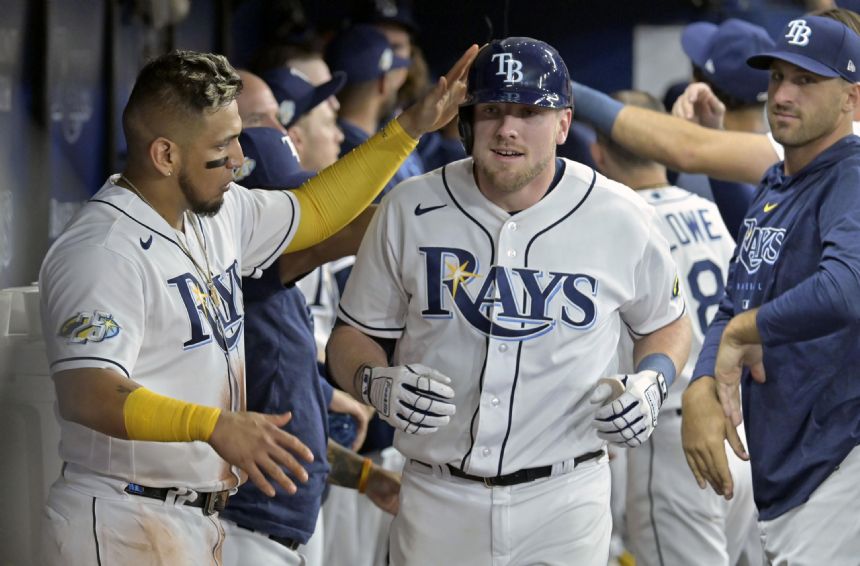 Rays hit 3 more HRs in 6-4 win over sliding Blue Jays