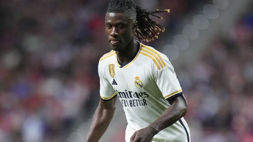 Real Madrid midfielder Eduardo Camavinga tears knee ligament while practicing with France