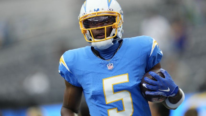 Receiver Joshua Palmer returns to practice for Chargers