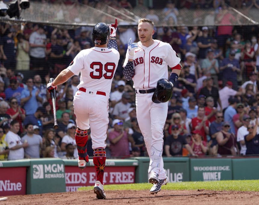 Red Sox win 8th straight on Fourth of July, beat Rays 4-0