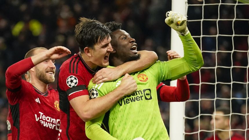 Redemption for Maguire and Onana as United wins in Champions League after tributes to Charlton