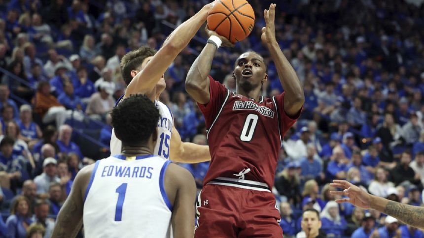 Rob Dillingham scores 17 points as No. 16 Kentucky beats New Mexico State 86-46