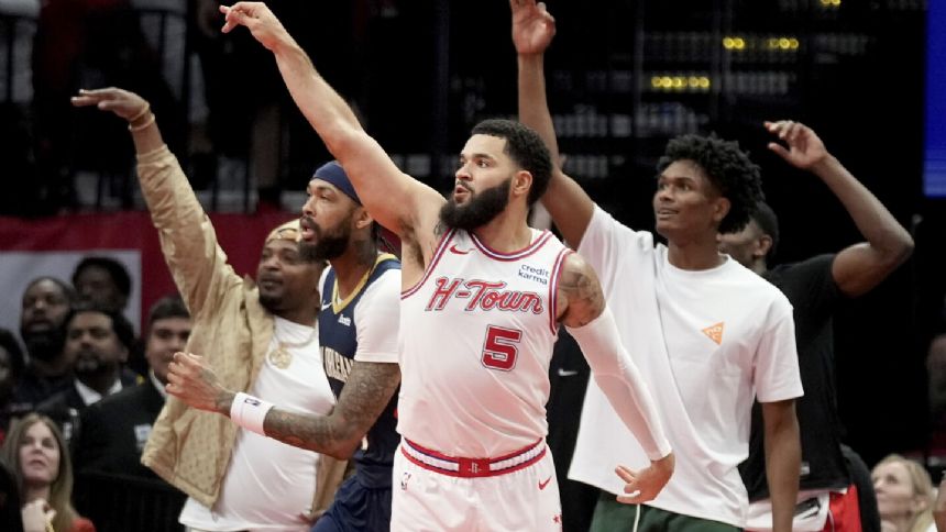 Rockets win fifth straight game, beat Pelicans 104-101 in NBA In-Season Tournament debut