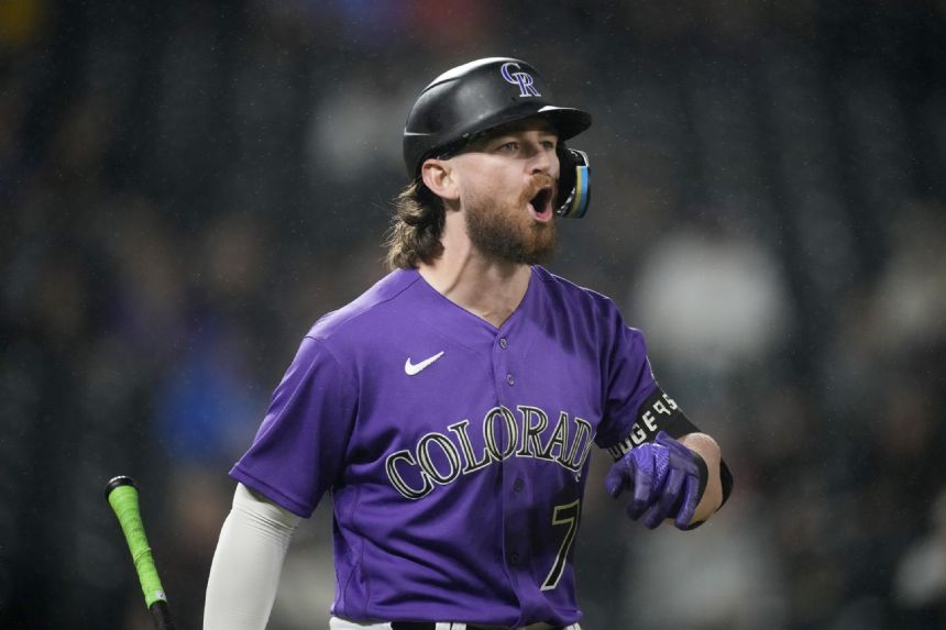 Rockies' IF Rodgers to injured list, Tovar called up
