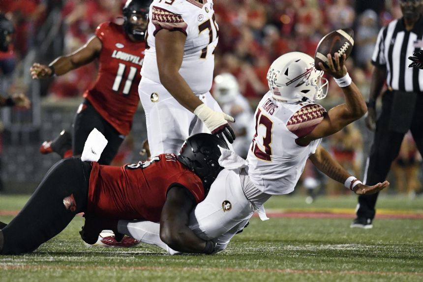 Rodemaker rallies Florida State to 35-31 win at Louisville