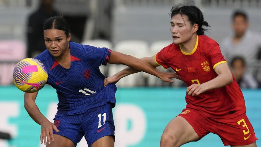 Rodman's goal caps 3-0 victory for the US women over China