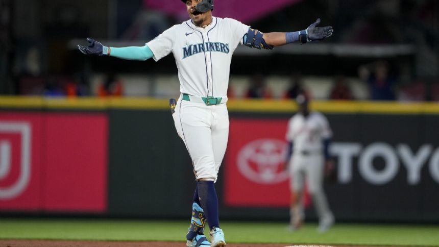 Rodriguez and Rojas spark 8th-inning rally and Mariners beat Astros 4-2