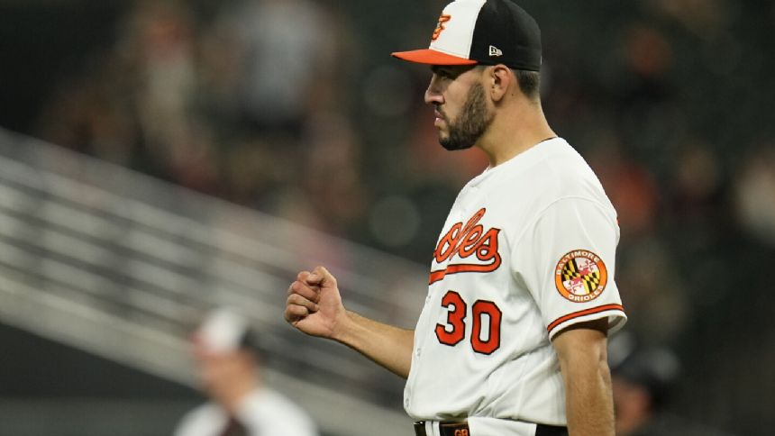 Rookie Grayson Rodriguez's 6 1-hit innings help the Orioles handle the White Sox 9-0