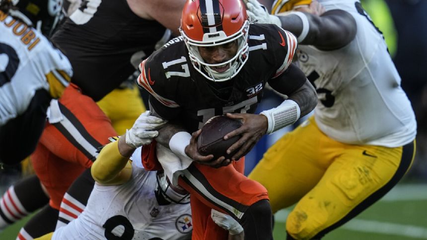 Rookie QB Dorian Thompson-Robinson rallies Browns to a last-second 13-10 win over Steelers
