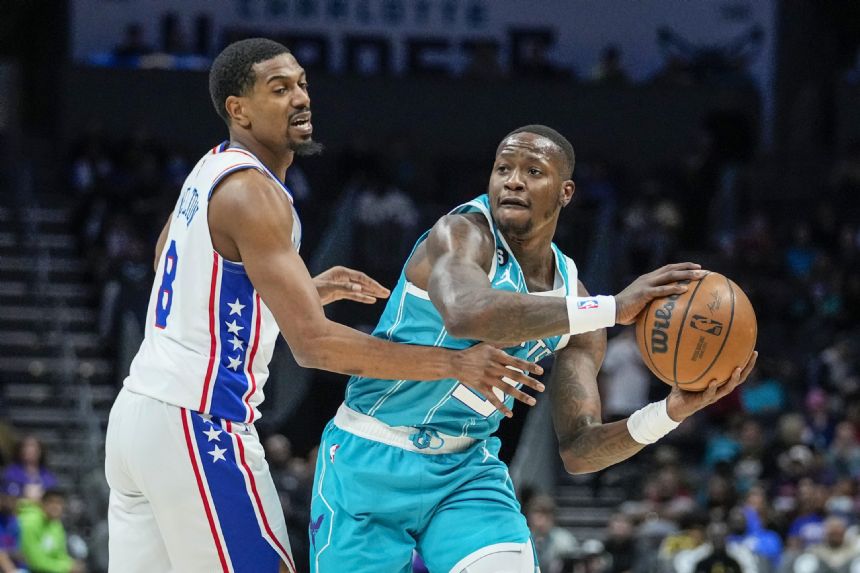 Rozier's big 4th quarter leads Hornets past Sixers 107-101
