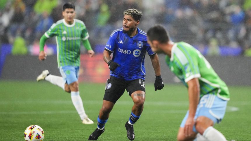 Ruidiaz leads Sounders over Montreal 5-0 for first victory of season
