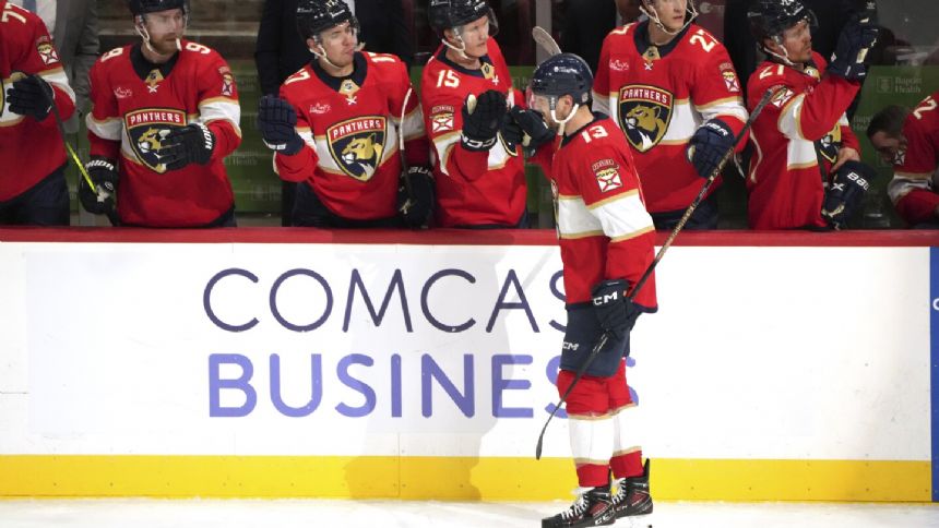 Ryan Lomberg scores late winner, Panthers defeat Capitals 4-2