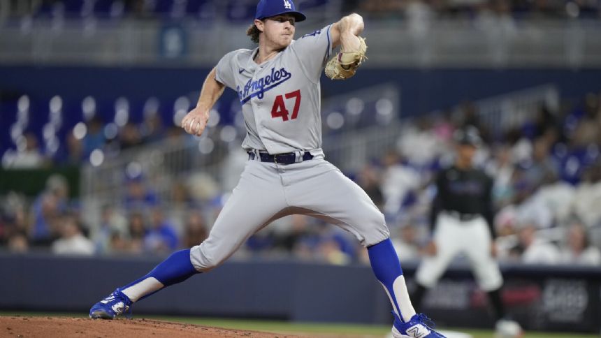 Ryan Pepiot throws 6 2/3 perfect innings as Julio Urias' replacement, and Dodgers rout 10-0