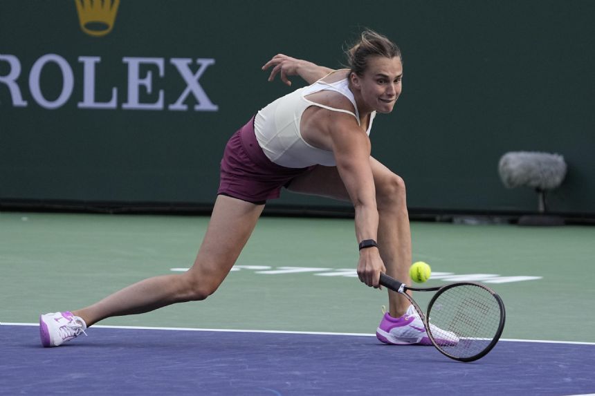 Sabalenka cruises past Sakkari and into Indian Wells final