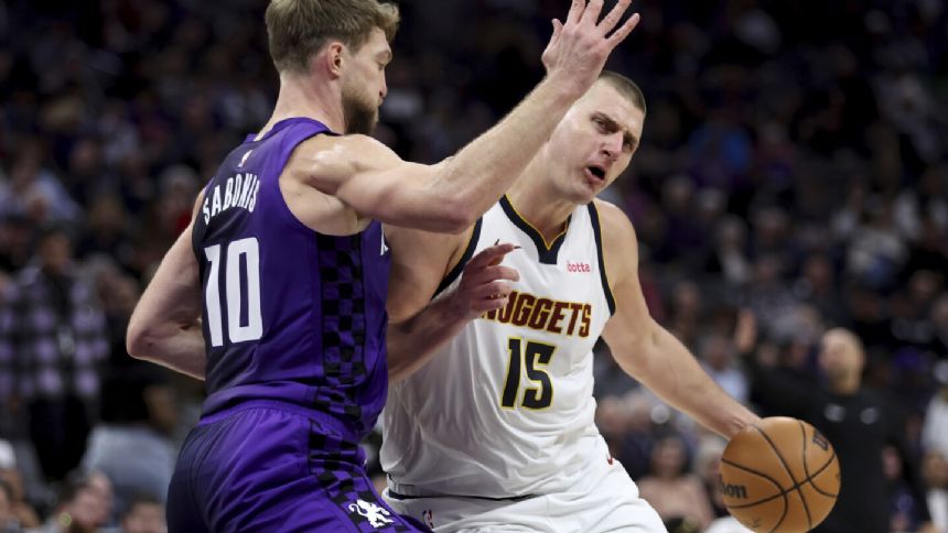 Sabonis breaks tie with Jokic for NBA triple-double lead with 16, Kings rout Nuggets 135-106