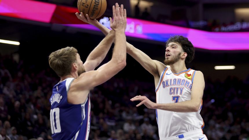 Sabonis gets 15th triple-double with Sacramento, Kings beat Thunder in the In-Season Tournament