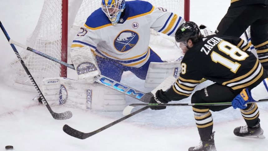 Sabres snap 4-game skid with a 3-1 win over Atlantic Division-leading Bruins