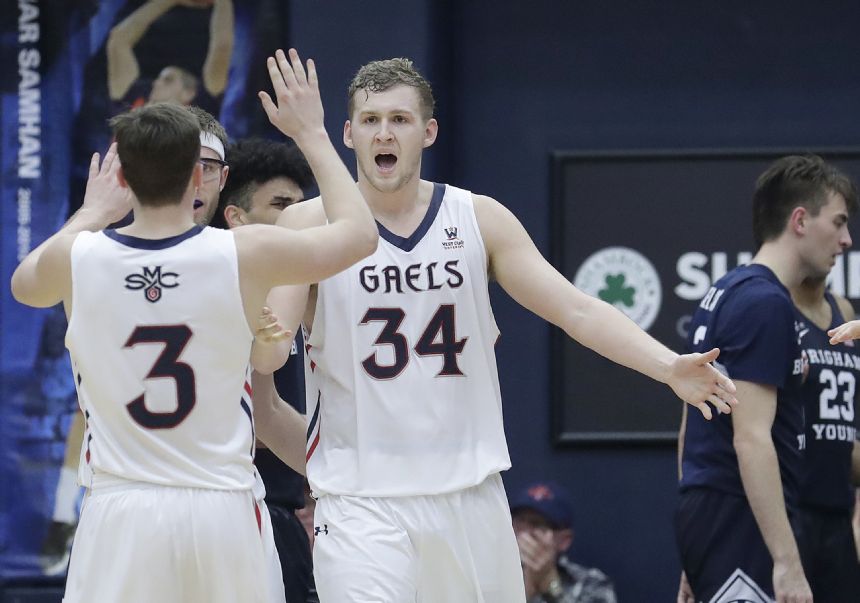 Saint Mary's holds off Notre Dame 62-59 in Maui Invitational