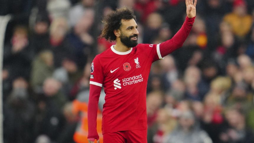 Salah hits landmark goals in Liverpool's 3-0 win against Brentford