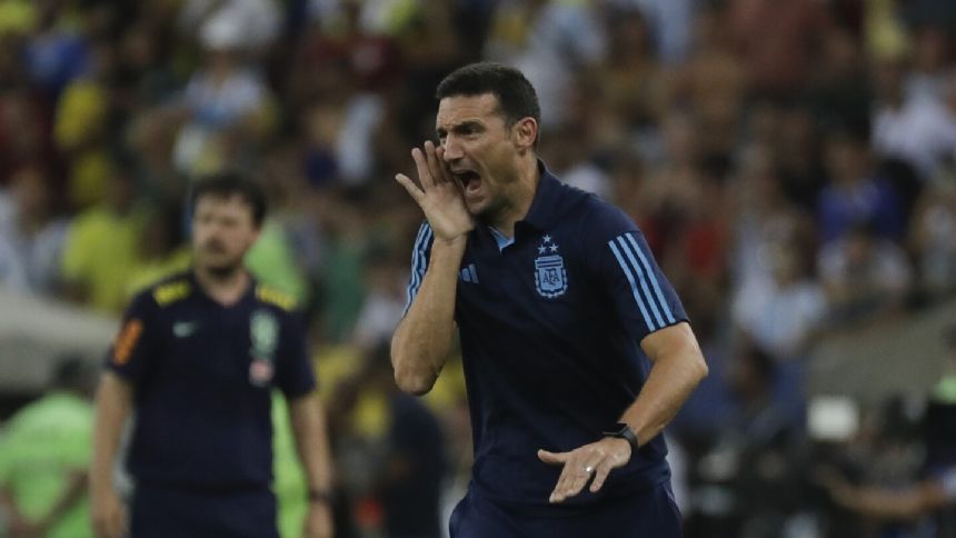 Scaloni wonders whether he'll stay on as Argentina coach after winning in Brazil
