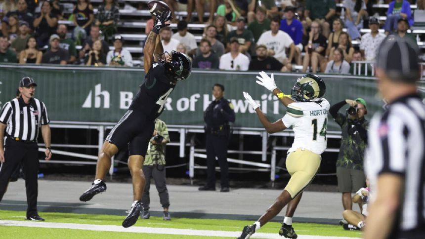 Schager throws for 320 yards and a TD, Hawaii beat Colorado State 27-24