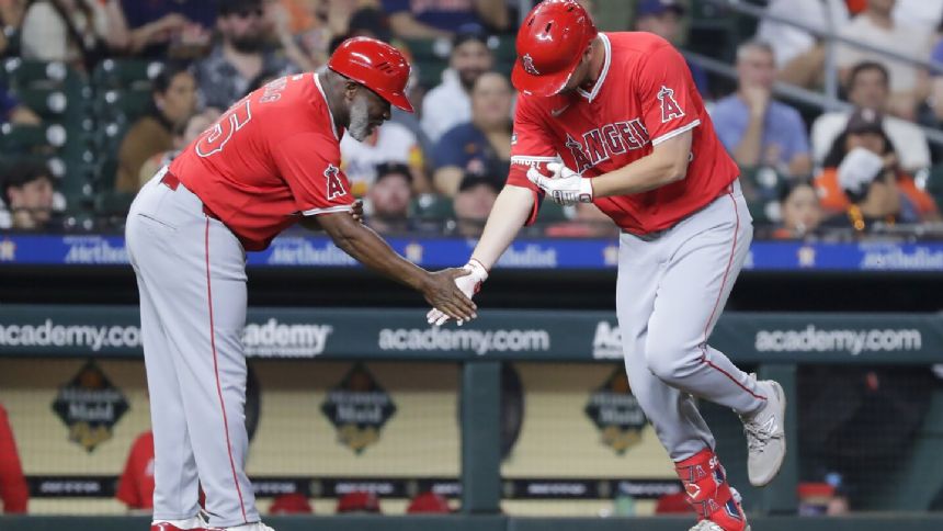 Schanuel, O'Hoppe, Adell all homer in 7-run fifth to give Angels 9-7 win over Astros