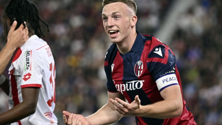 Scotland's Lewis Ferguson out of Euro 2024 after injuring knee while playing for Bologna