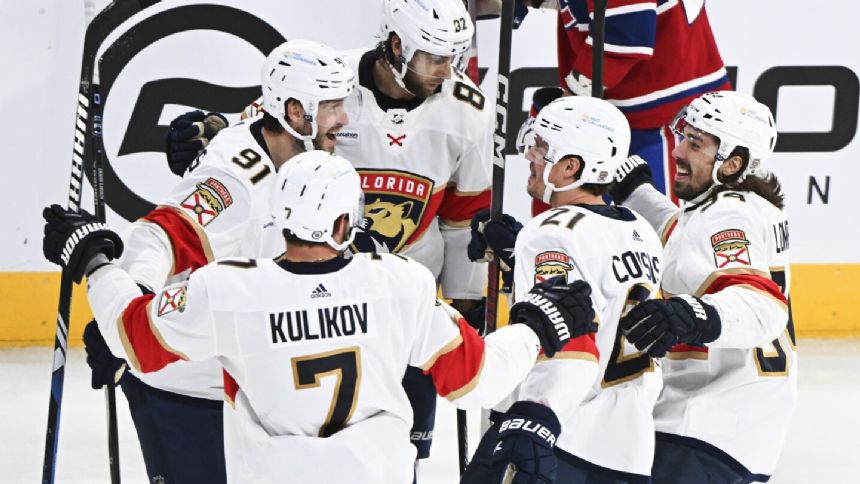Sergei Bobrovsky makes 21 saves, Panthers close trip with 5-1 victory over Canadiens