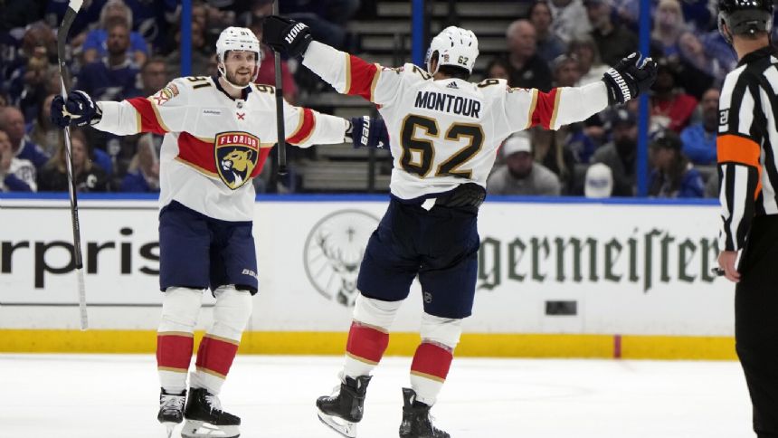 Sergei Bobrovsky makes 26 saves, Panthers beat Lightning 5-3 to take 3-0 series lead