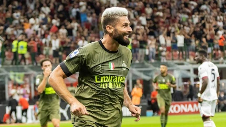 Serie A scores, takeaways: Napoli draw at Fiorentina; Giroud scores stunner as AC Milan beat Bologna