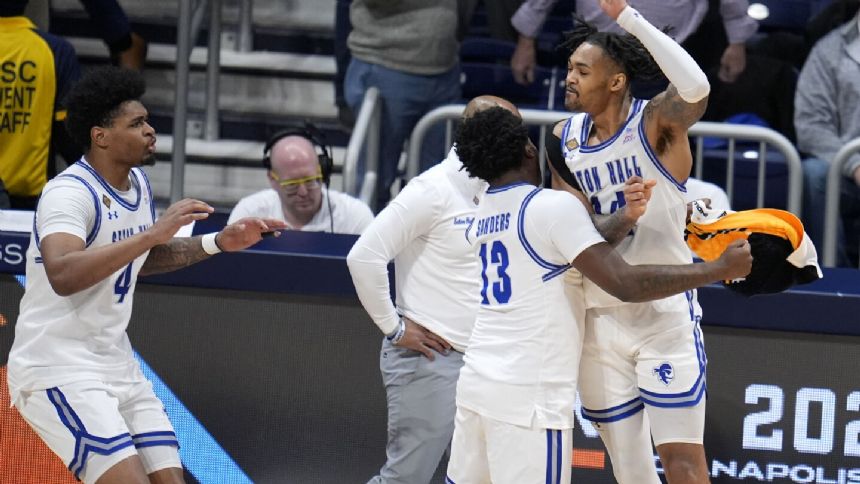 Seton Hall scores final nine points to rally past Indiana State 79-77 to win NIT championship