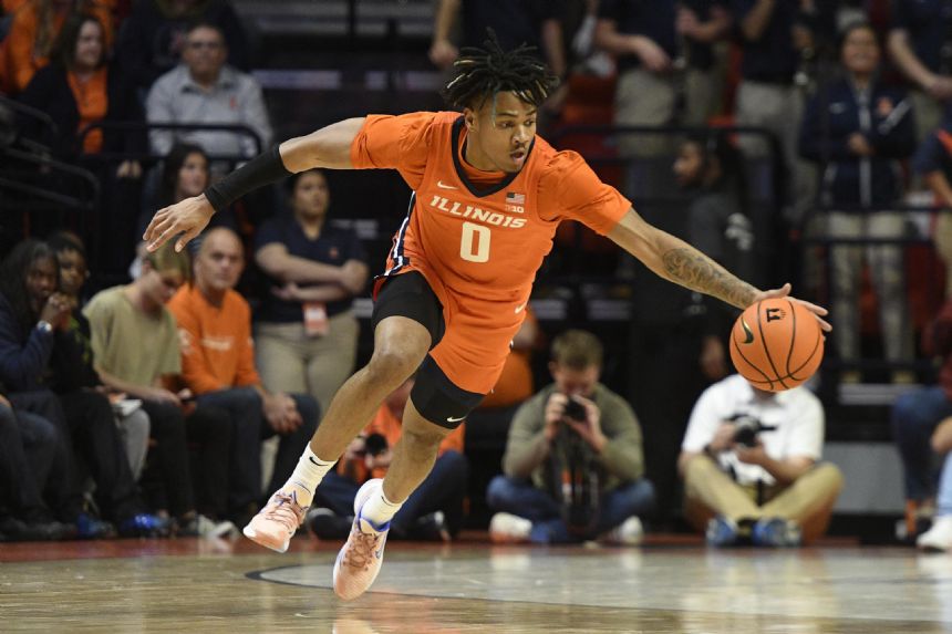 Shannon scores 30 as No. 19 Illinois routs Monmouth 103-65