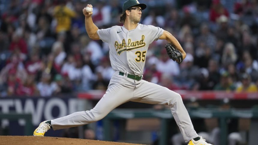 Shea Langeliers' 8th-inning homer sends A's past Angels 7-3 after Joe Boyle's no-hit bid broken up