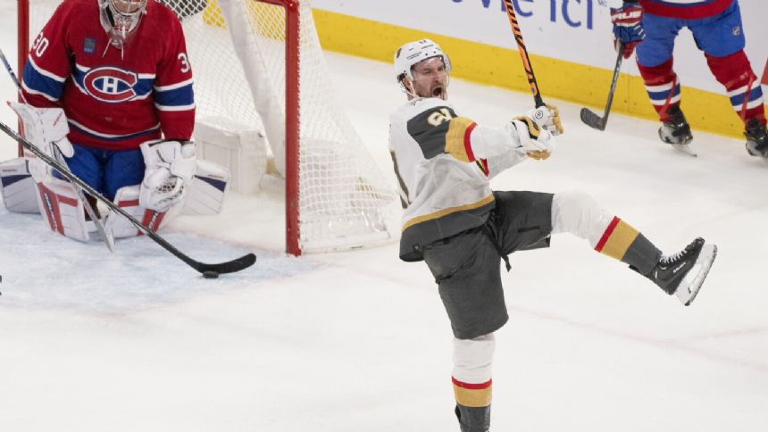 Shea Theodore's 4-point game powers the Golden Knights to a 6-5 win over the Canadiens