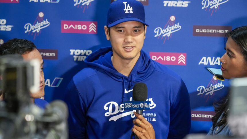 Shohei Ohtani's hard-hit blast adds to torrid start in 1st season with Dodgers