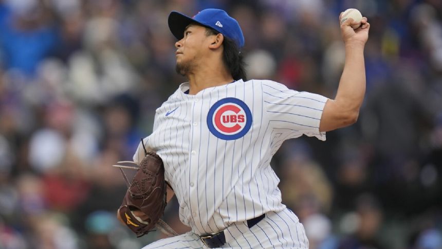 Shota Imanaga stars in major league debut as Cubs beat Rockies 5-0 in Wrigley Field opener