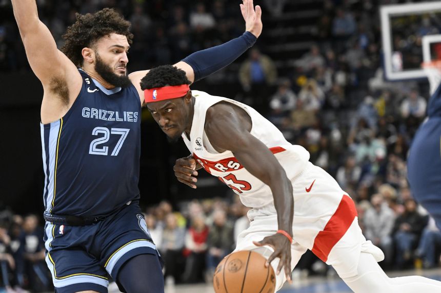 Siakam, Raptors rally past Grizzlies 106-103 as Morant sits