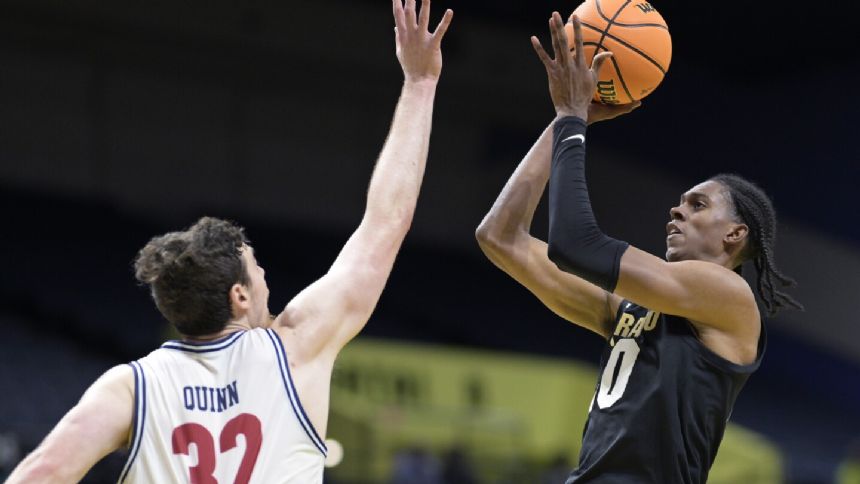 Simpson scores 23, makes key plays in Colorado's 64-59 victory over Richmond at Sunshine Slam