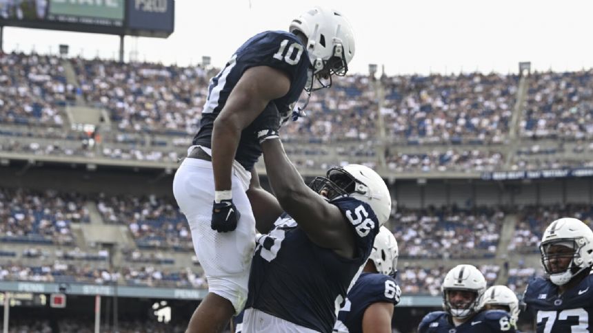 Singleton, Allen help No. 7 Penn State defeat Delaware 63-7
