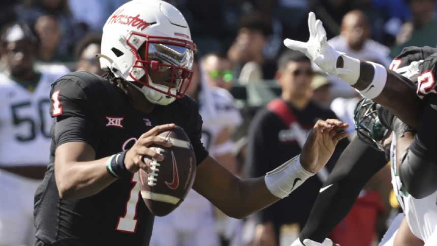 Smith leads Houston over Baylor 25-24 in OT for first Big 12 road win