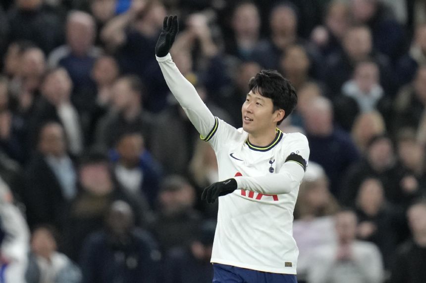 Son scores 4 minutes into his return, Tottenham up to 4th