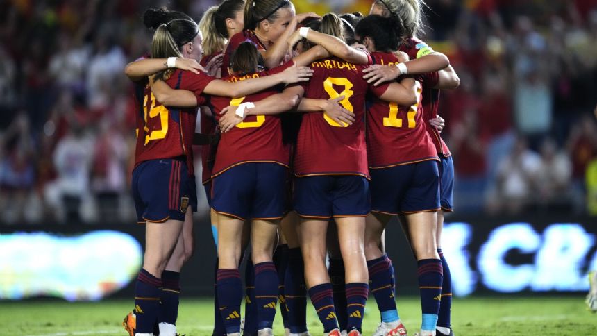 Spain routs Switzerland in front of record crowd in first home match since Women's World Cup title