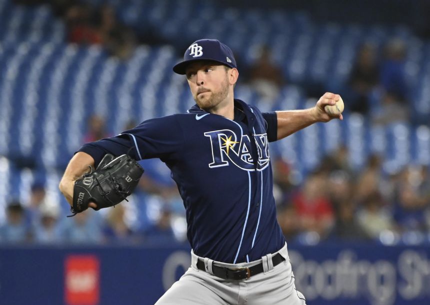 Springs pitches 6 shutout innings, Rays beat Blue Jays 4-2