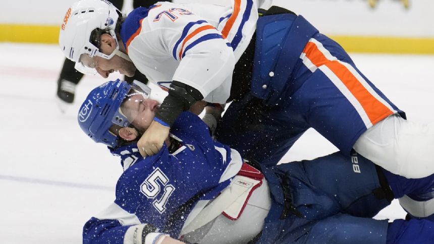 Stamkos and Glendening score 39 seconds apart as Lightning pull out 6-4 win over Oilers